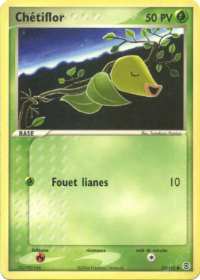 Carte Pokémon Chétiflor 53/112 Commune Rouge Feu & Vert Feuille
