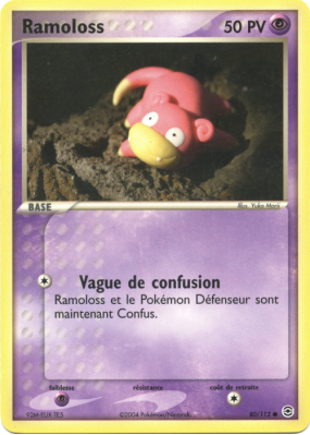 Carte Pokémon Ramoloss 80/112 Commune Rouge Feu & Vert Feuille