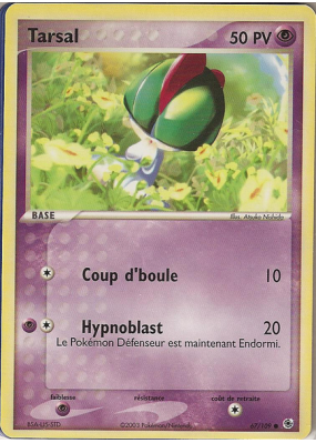 Carte Pokémon Tarsal 67/109 Commune Rubis & Saphir