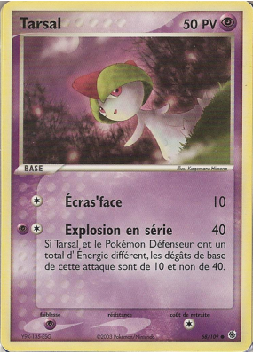 Carte Pokémon Tarsal 68/109 Commune Rubis & Saphir