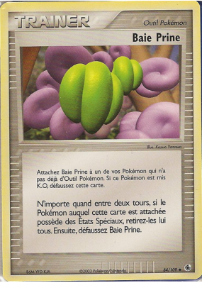 Carte Pokémon Baie Prine 84/109 Peu commune Rubis & Saphir
