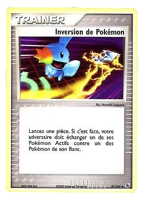 Carte Pokémon Inversion de Pokémon 87/109 Peu commune Rubis & Saphir