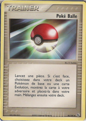 Carte Pokémon Poké Balle 86/109 Peu commune Rubis & Saphir