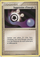 Carte Pokémon Suppression d'énergie 2 80/109 Peu commune Rubis & Saphir