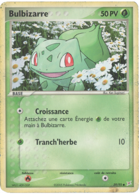 Carte Pokémon Bulbizarre 39/95 Commune Team Magma VS Team Aqua