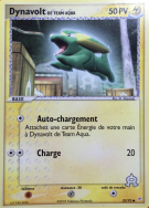 Carte Pokémon Dynavolt de Team Aqua 53/95 Commune Team Magma VS Team Aqua