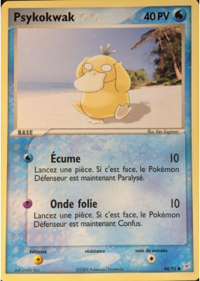 Carte Pokémon Psykokwak 44/95 Commune Team Magma VS Team Aqua