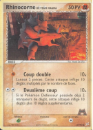 Carte Pokémon Rhinocorne de Team Magma 67/95 Commune Team Magma VS Team Aqua