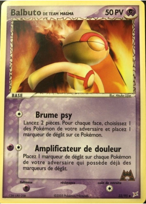 Carte Pokémon Balbuto de Team Magma 32/95 Peu commune Team Magma VS Team Aqua