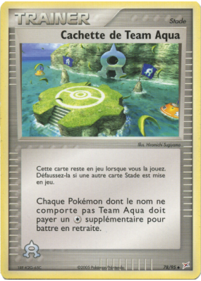 Carte Pokémon Cachette de Team Aqua 78/95 Peu commune Team Magma VS Team Aqua