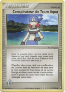Carte Pokémon Conspirateur de Team Aqua 77/95 Peu commune Team Magma VS Team Aqua