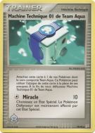 Carte Pokémon Machine Technique 01 de Team Aqua 79/95 Peu commune Team Magma VS Team Aqua