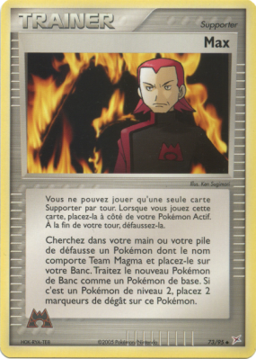 Carte Pokémon Max 73/95 Peu commune Team Magma VS Team Aqua