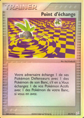 Carte Pokémon Point d'échange 85/95 Peu commune Team Magma VS Team Aqua