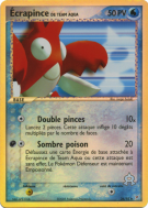 Carte Pokémon Écrapince de Team Aqua 26/95 Peu commune Team Magma VS Team Aqua