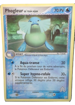 Carte Pokémon Phogleur de Team Aqua 16/95 Rare Team Magma VS Team Aqua