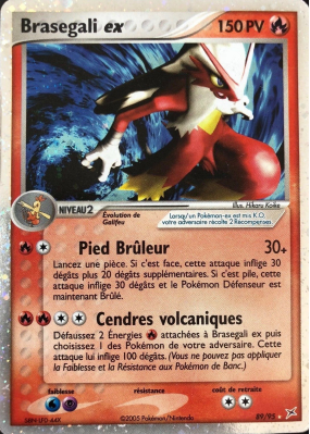 Carte Pokémon Brasegali ex 89/95 Ultra Rare Team Magma VS Team Aqua