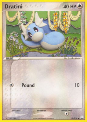 Carte Pokémon Dratini 52/109 Commune Team Rocket Returns