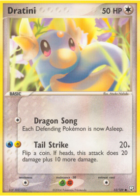 Carte Pokémon Dratini 53/109 Commune Team Rocket Returns
