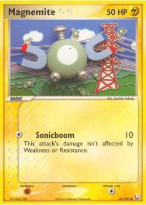 Carte Pokémon Magnemite 66/109 Commune Team Rocket Returns