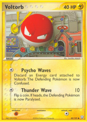 Carte Pokémon Voltorb 80/109 Commune Team Rocket Returns