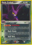 Carte Pokémon Dark Crobat 3/109 Holographique Team Rocket Returns