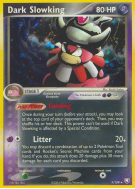 Carte Pokémon Dark Slowking 9/109 Holographique Team Rocket Returns