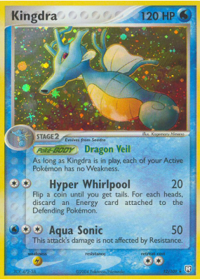 Carte Pokémon Kingdra 12/109 Holographique Team Rocket Returns