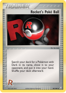 Carte Pokémon Rocket's Poké Ball 89/109 Peu commune Team Rocket Returns