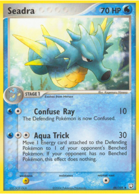 Carte Pokémon Seadra 48/109 Peu commune Team Rocket Returns