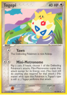 Carte Pokémon Togepi 50/109 Peu commune Team Rocket Returns