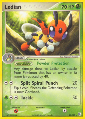 Carte Pokémon Ledian 23/109 Rare Team Rocket Returns