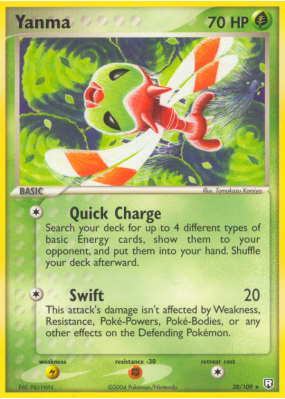 Carte Pokémon Yanma 28/109 Rare Team Rocket Returns