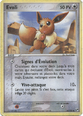 Carte Pokémon Evoli 63/100 Commune Tempête de sable