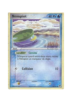 Carte Pokémon Nenupiot 66/100 Commune Tempête de sable