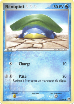 Carte Pokémon Nenupiot 67/100 Commune Tempête de sable
