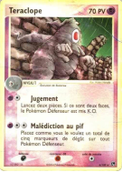 Carte Pokémon Teraclope 4/100 Holographique Tempête de sable
