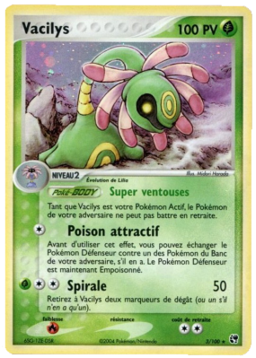 Carte Pokémon Vacilys 3/100 Holographique Tempête de sable