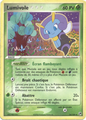 Carte Pokémon Lumivole 38/100 Peu commune Tempête de sable