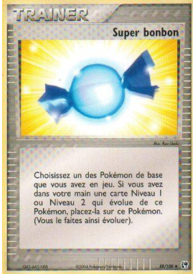 Carte Pokémon Super bonbon 88/100 Peu commune Tempête de sable
