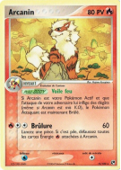 Carte Pokémon Arcanin 15/100 Rare Tempête de sable