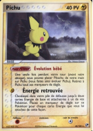 Carte Pokémon Pichu 20/100 Rare Tempête de sable