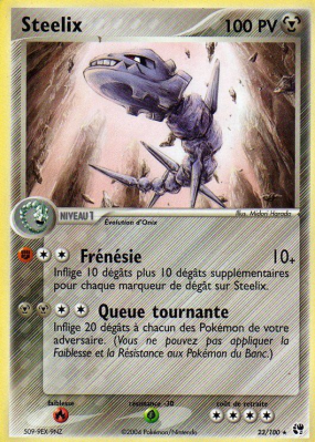 Carte Pokémon Steelix 23/100 Rare Tempête de sable