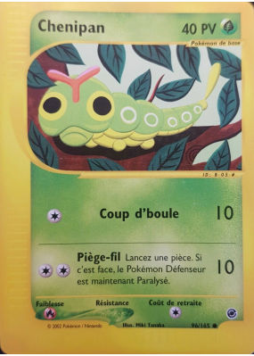 Carte Pokémon Chenipan 96/165 Commune Expedition