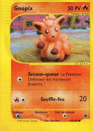 Carte Pokémon Goupix 136/165 Commune Expedition