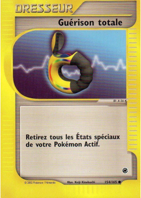 Carte Pokémon Guérison totale 154/165 Peu commune Expedition