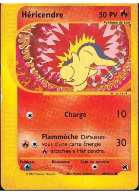 Carte Pokémon Héricendre 105/165 Commune Expedition
