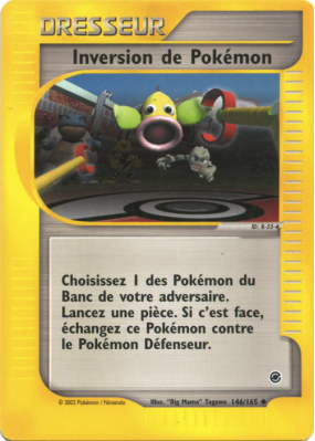 Carte Pokémon Inversion de Pokémon 146/165 Peu commune Expedition