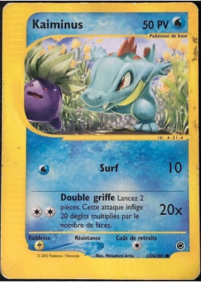 Carte Pokémon Kaiminus 134/165 Commune Expedition