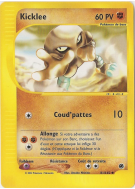 Carte Pokémon Kicklee 81/165 Peu commune Expedition